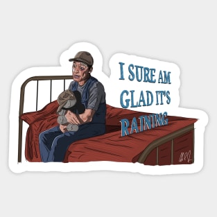 Ernest Goes To Camp: Glad It's Raining Sticker